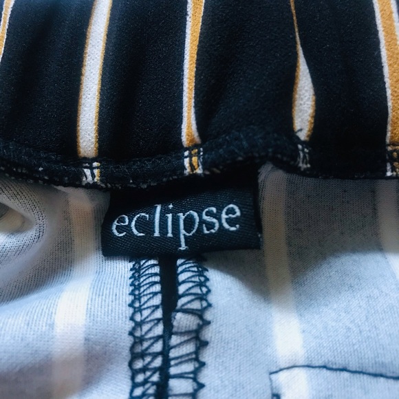 Eclipse Vertical Striped paper bag pants - Picture 2 of 2